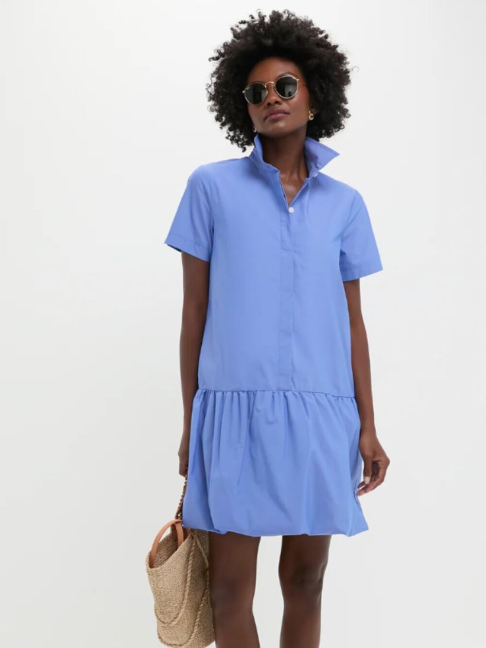 Sail Blue Martine Bubble Mini Dress New With Tags